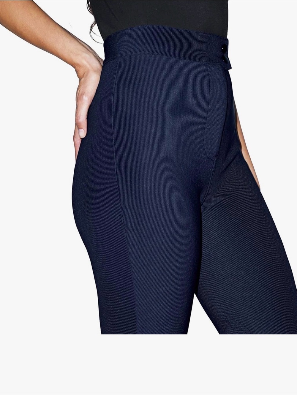 American Apparel Navy High-Waist Riding Pants